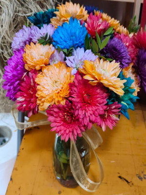  Malatya Çiçek Gönder - vazoda kasımpatı